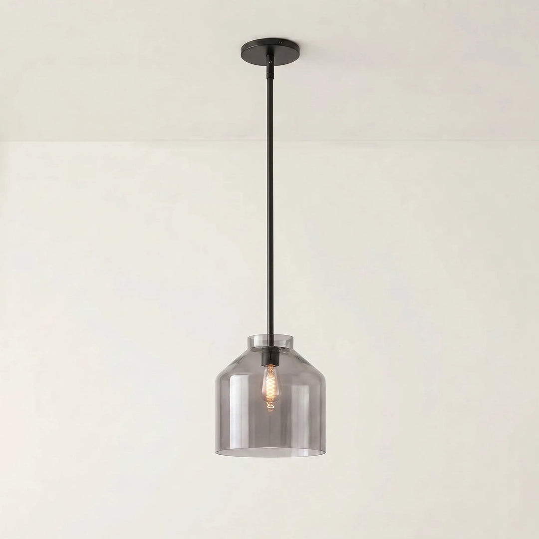 Nordic Matte Metal Pendant shade detail