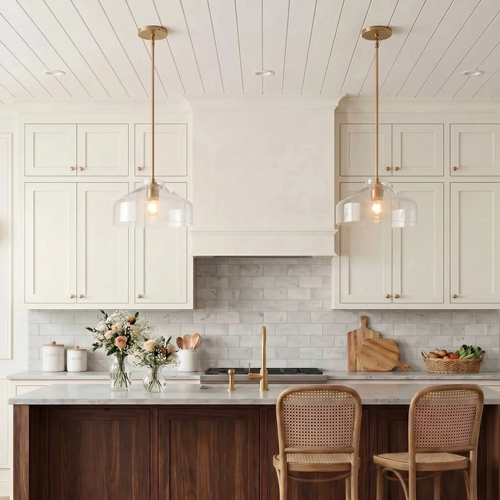 Nordic Matte Metal Pendant hardware finish detail
