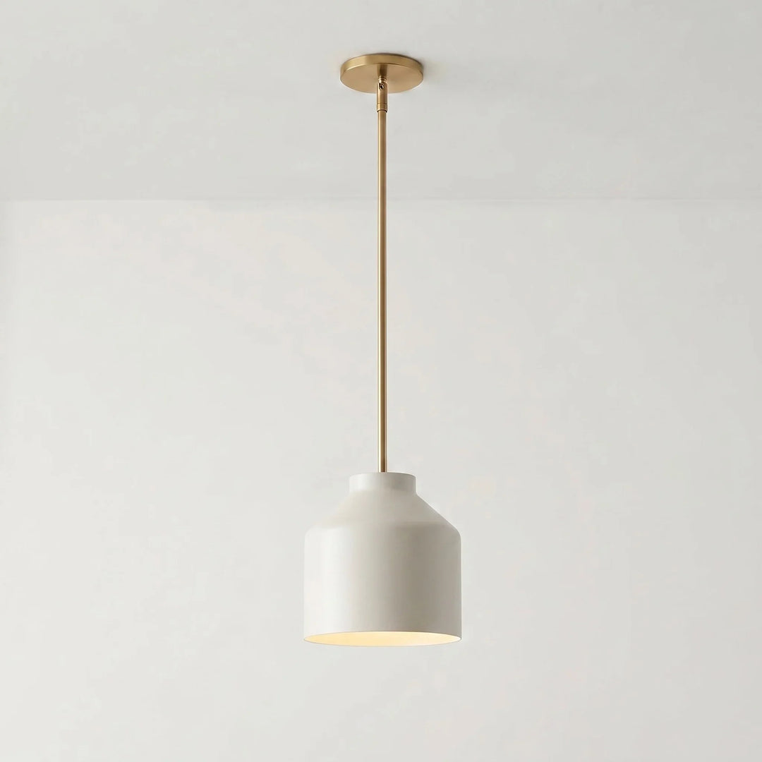 Nordic Matte Metal Pendant bedside setting