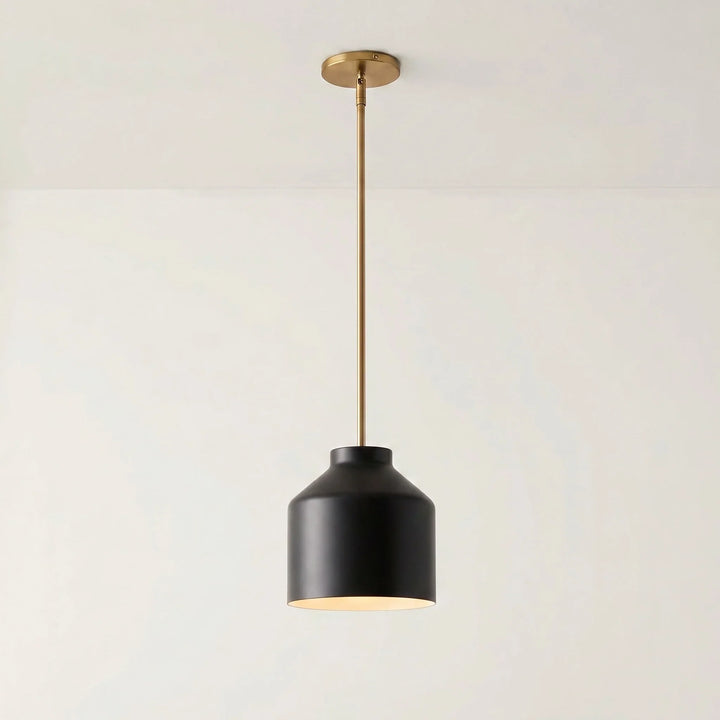 Nordic Matte Metal Pendant size comparison