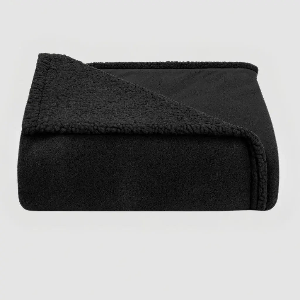Plush Waterproof Throw Blanket reverse side detail