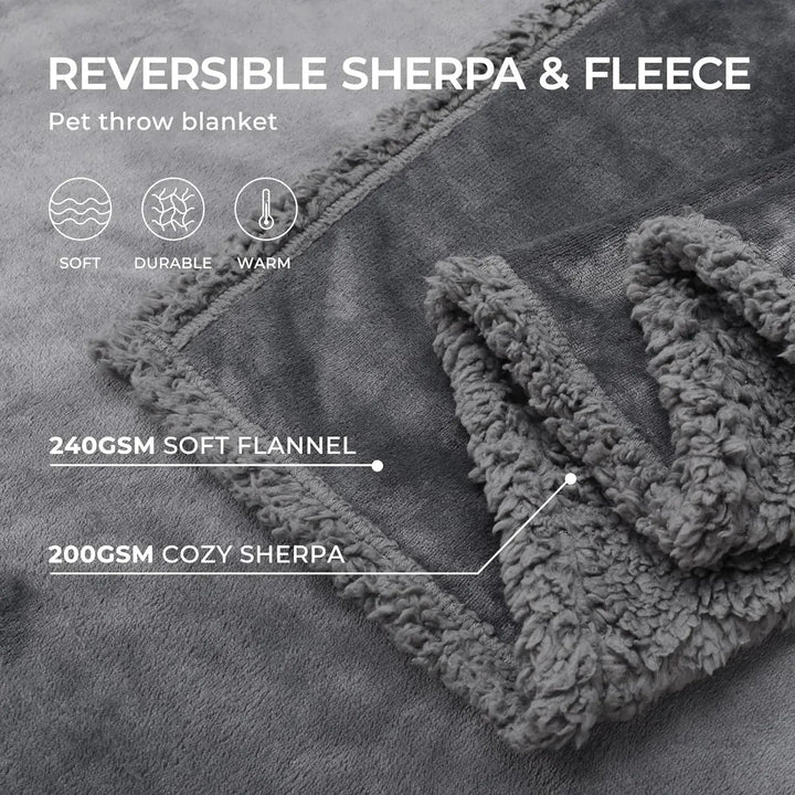 Plush Waterproof Throw Blanket water-repellent surface detail