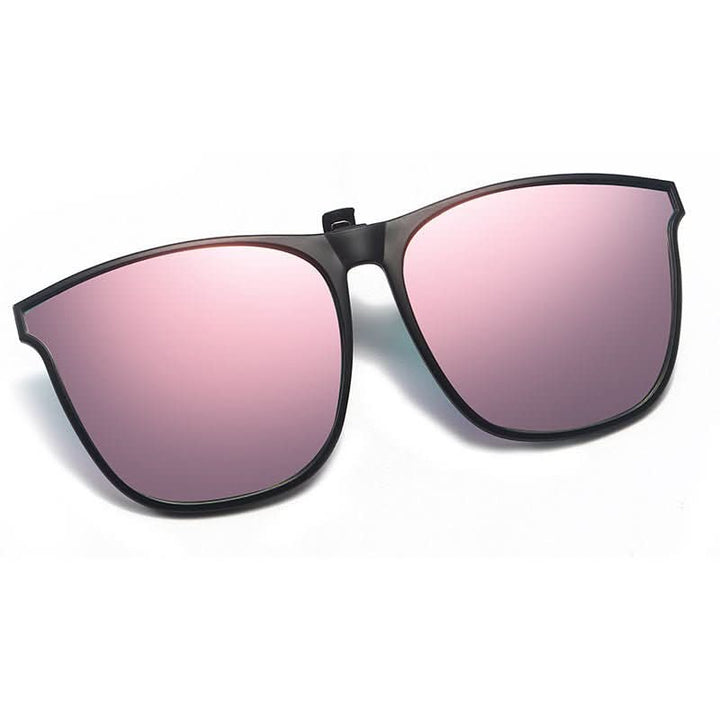 Polarized Clip-On Sunglasses clip mechanism detail