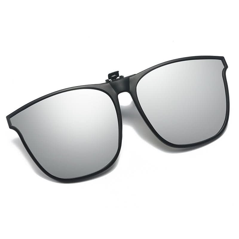 Polarized Clip-On Sunglasses lens close-up