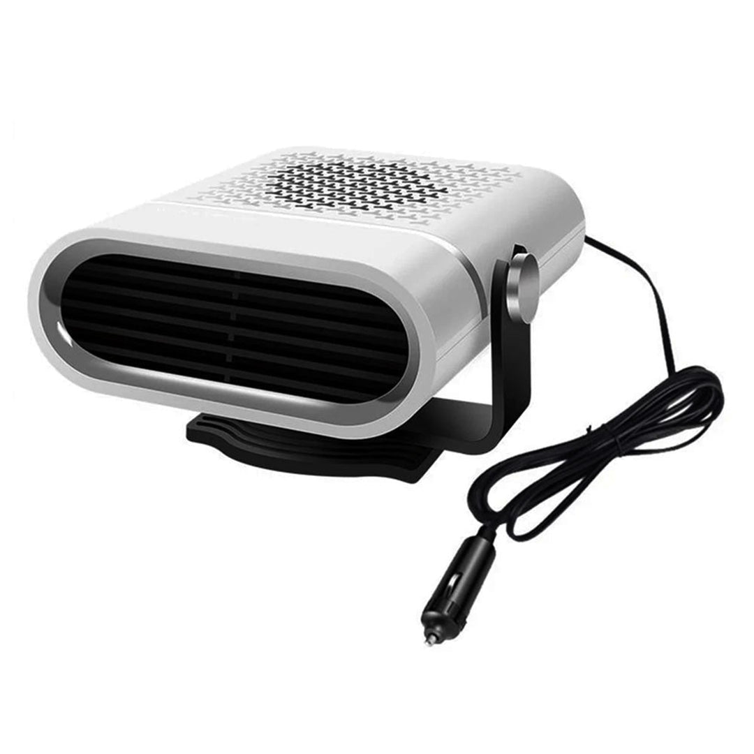 Black portable car heater with power cord