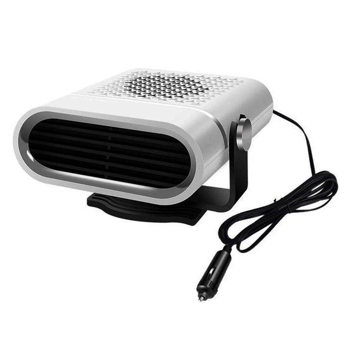 Black portable car heater with power cord