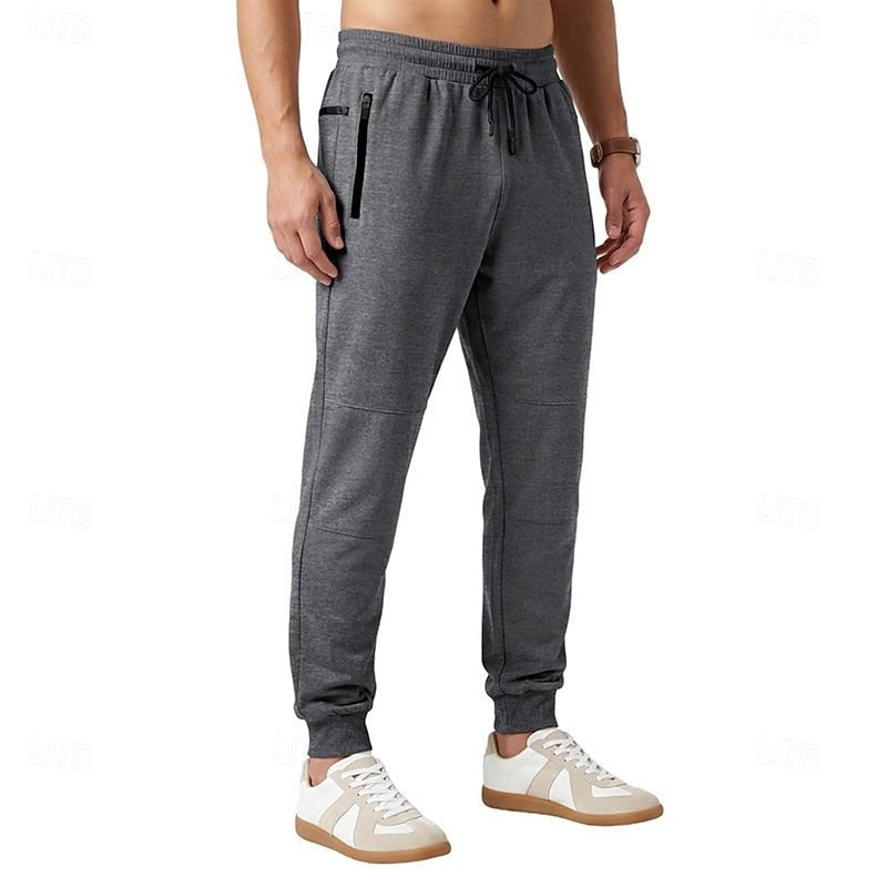 Dark Gray Pull-On Joggers side view