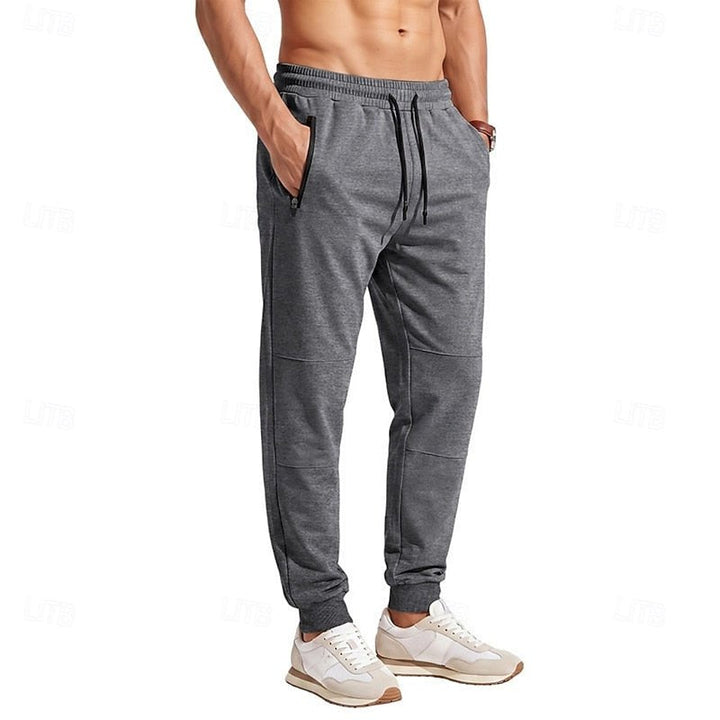 Dark Gray Pull-On Joggers front angle