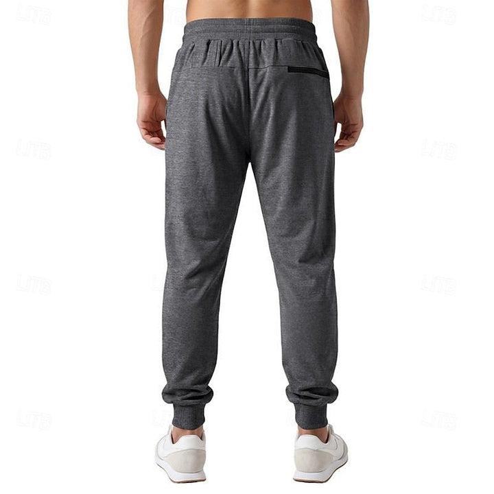 Dark Gray Pull-On Joggers back view