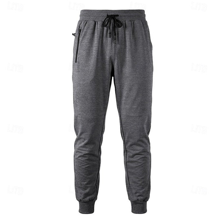 Dark Gray Pull-On Joggers front flat lay