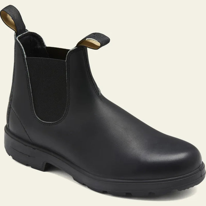 Black Pull-Tab Chelsea Boots side view