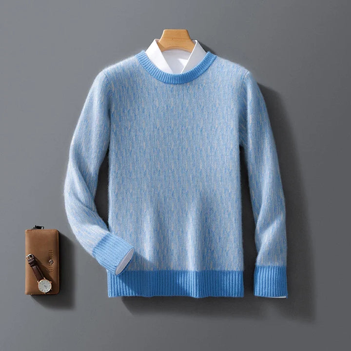 Pure Cashmere Knit Sweater styled view