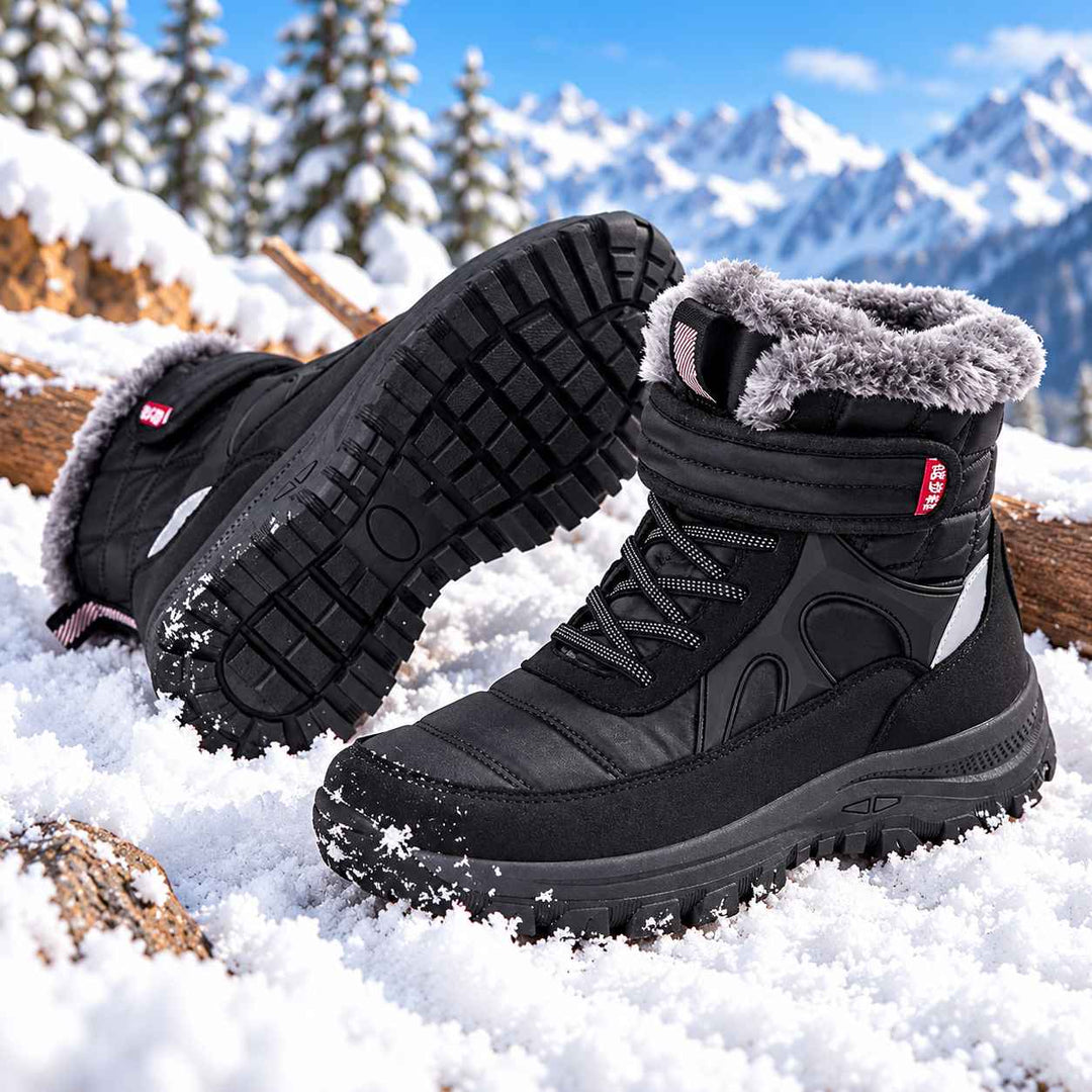 Quilted Fleece-Lined Snow Boots alternate view 5