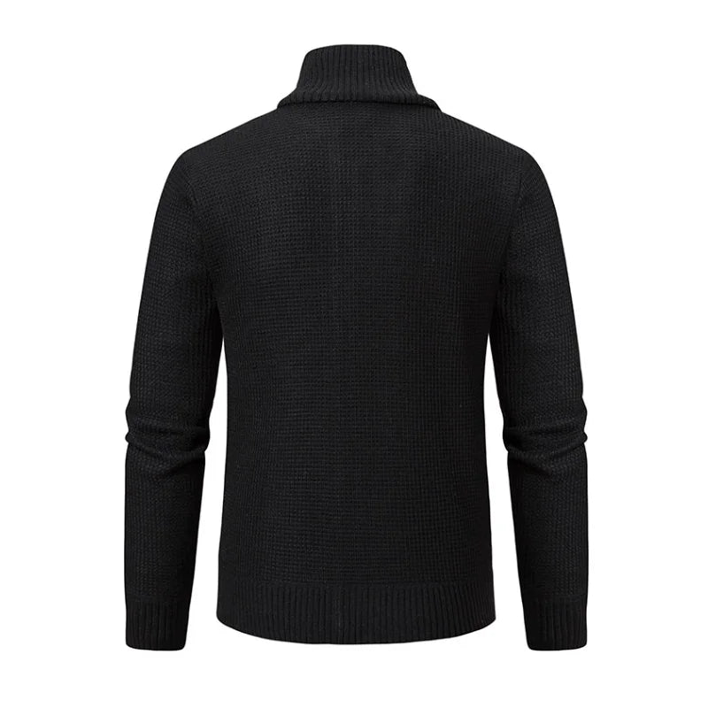 Quilted-Front Knit Cardigan Jacket alternate view 2