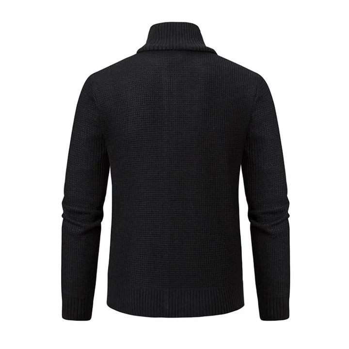 Quilted-Front Knit Cardigan Jacket alternate view 2