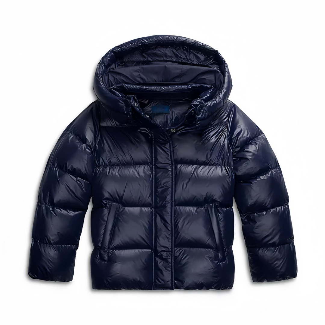 Navy Winter Jacket front view