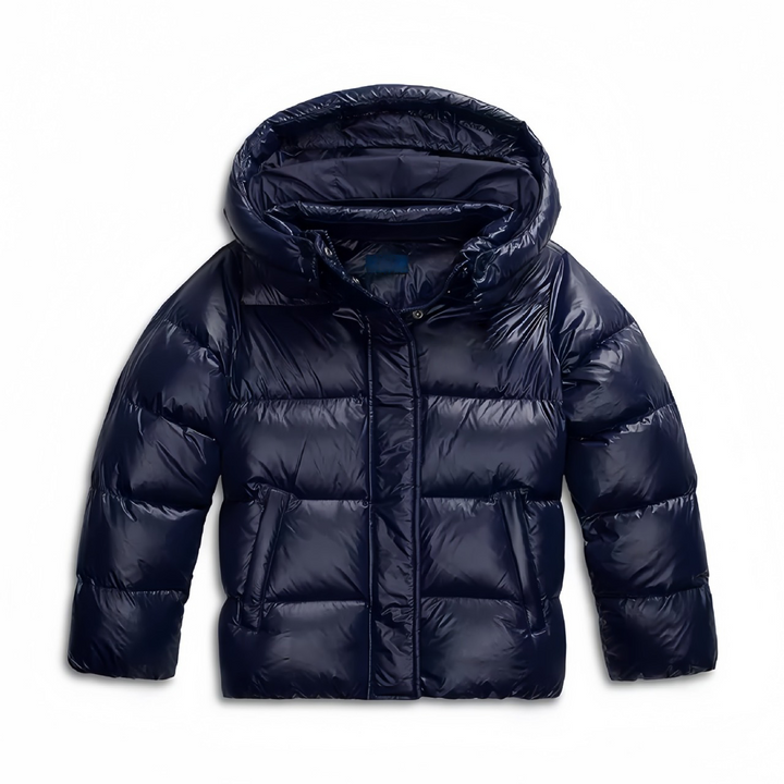 Navy Winter Jacket front view