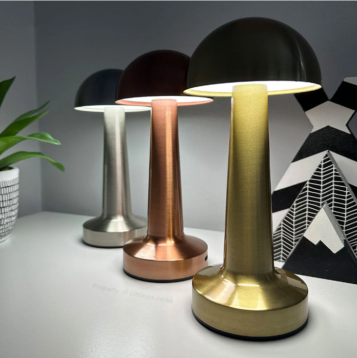 Rechargeable Cordless Mushroom Table Lamps group lifestyle