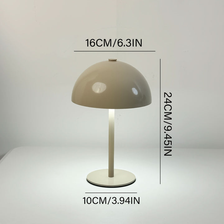 Rechargeable Touch-Control Desk Lamp metal body detail