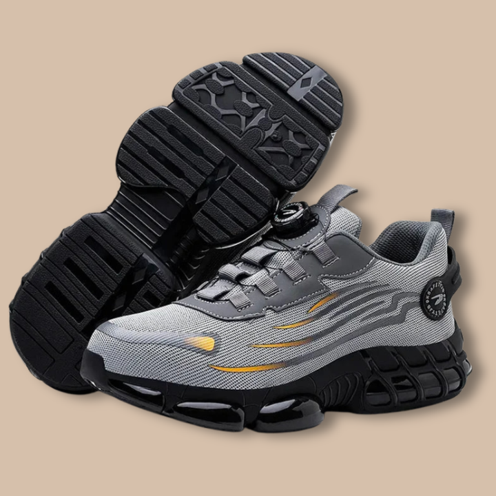 Reinforced-Toe Safety Shoes dial closure detail