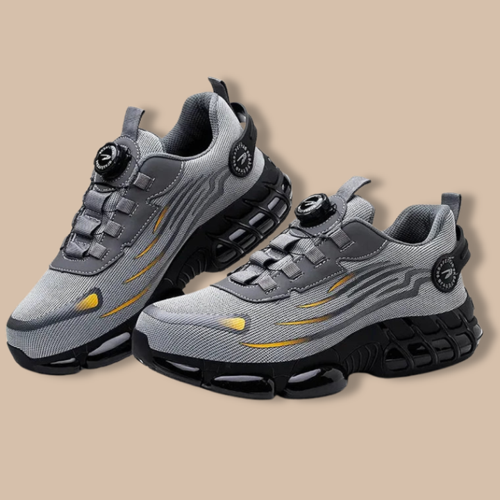 Reinforced-Toe Safety Shoes mesh upper detail