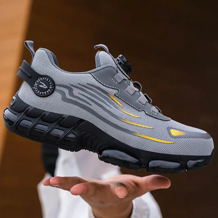 Reinforced-Toe Safety Shoes textured outsole detail