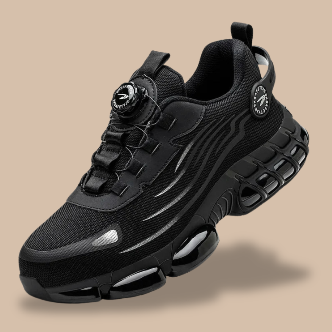 Reinforced-Toe Safety Shoes rear view