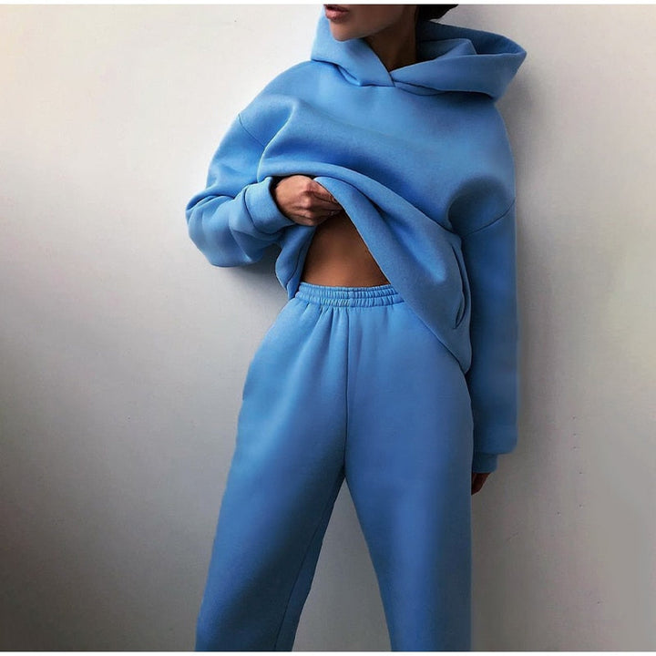 Relaxed Hoodie Set color options
