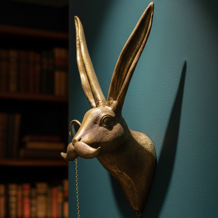 Resin Faux Taxidermy Wall Sculpture fox design
