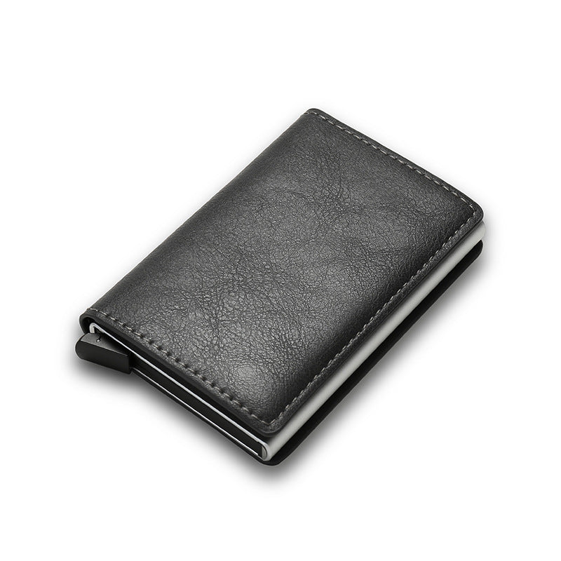 RFID-Blocking Pop-Up Card Wallet closed front view
