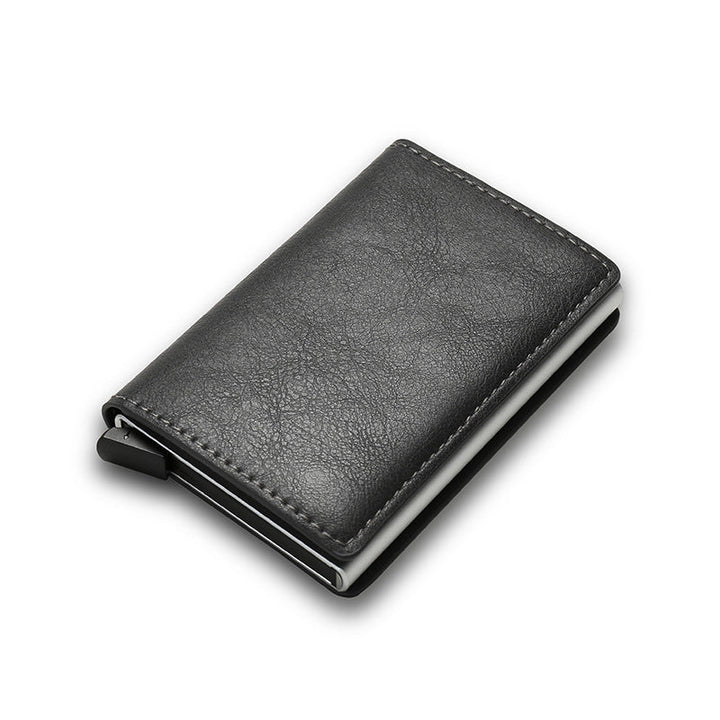 RFID-Blocking Pop-Up Card Wallet closed front view