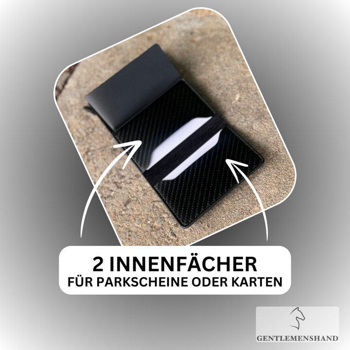 RFID-Blocking Pop-Up Card Wallet inner compartments