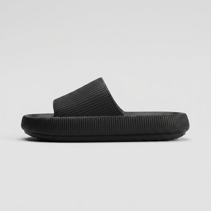 Ribbed Platform Slides studio packshot