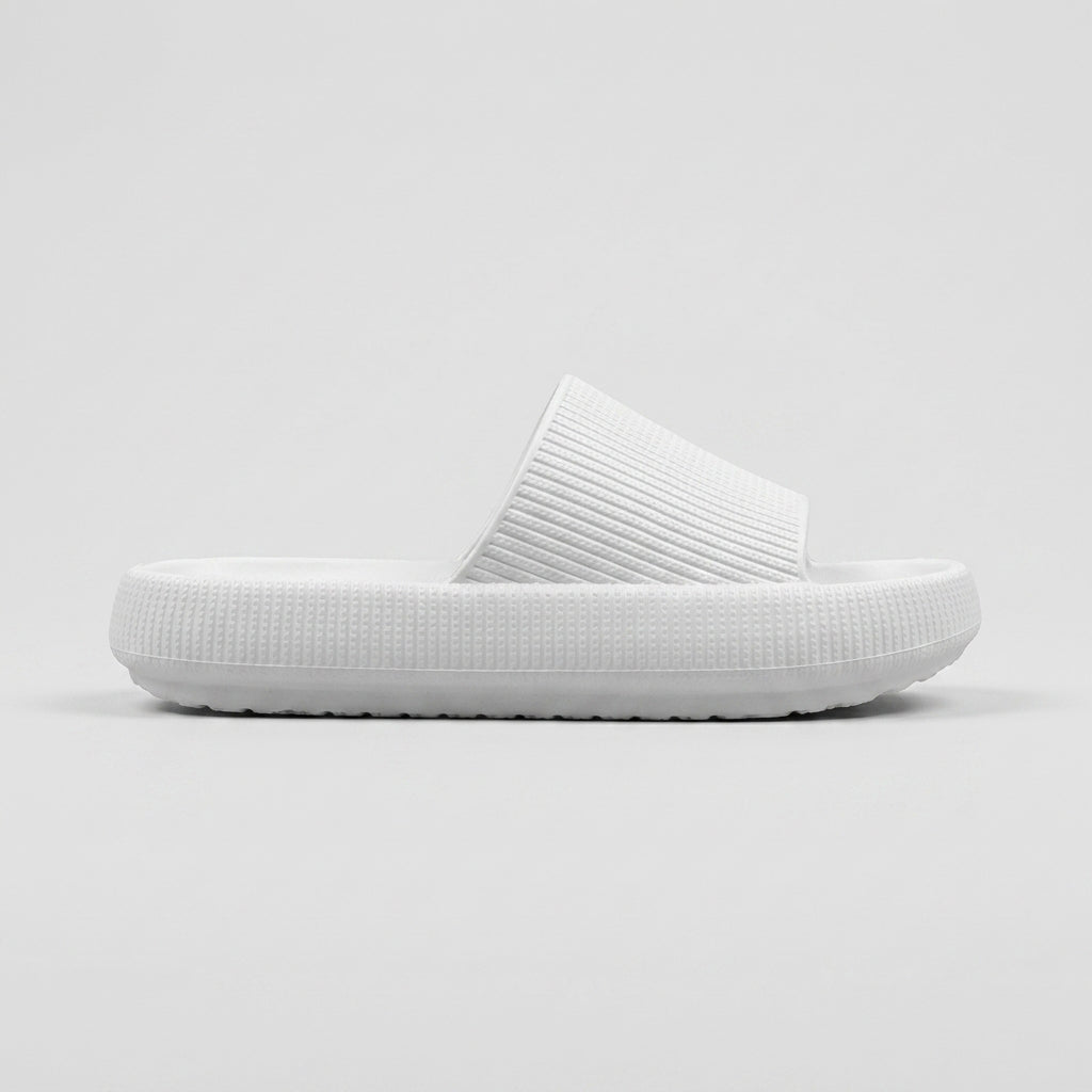 Ribbed Platform Slides ribbed strap detail