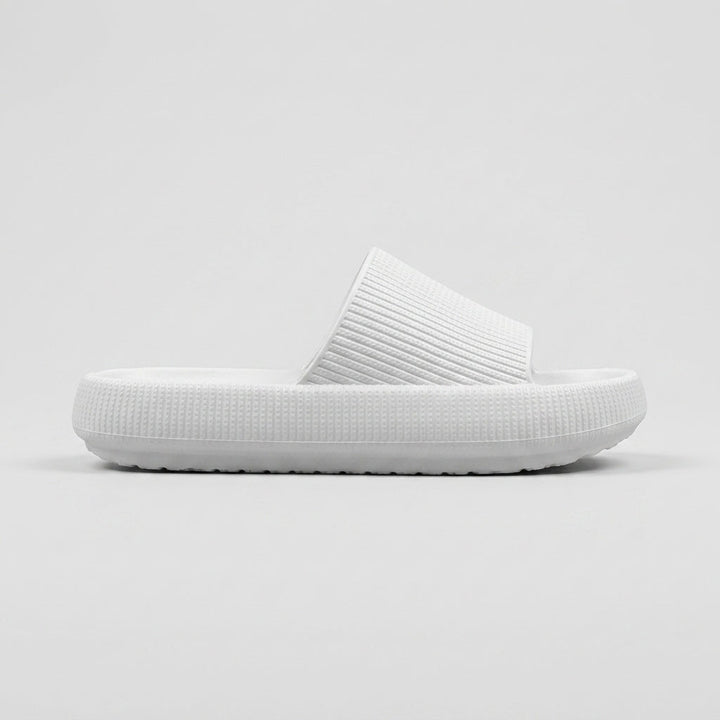 Ribbed Platform Slides ribbed strap detail