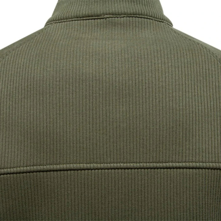 Ribbed Raglan Quarter-Zip Thermal Top alternate view 3