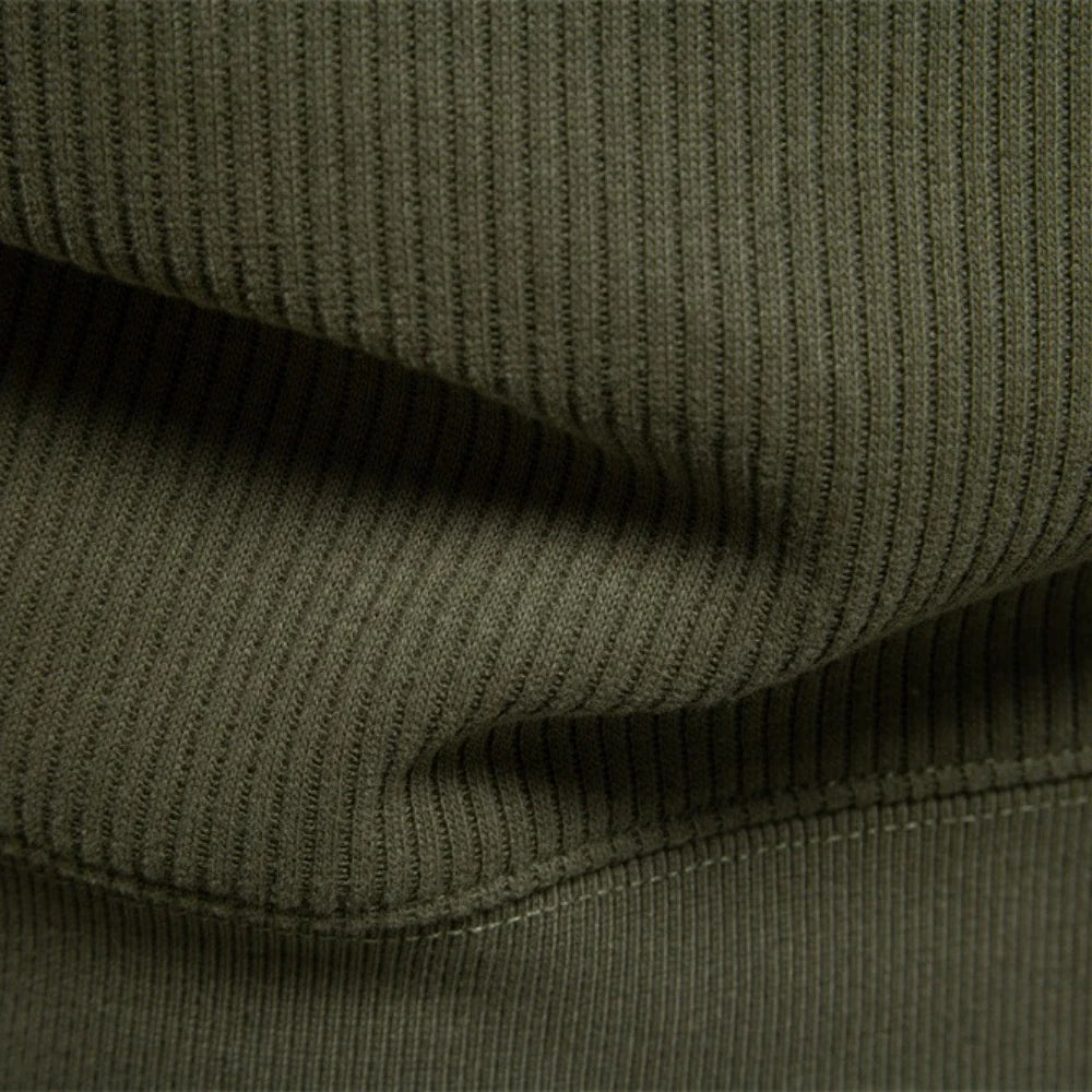 Ribbed Raglan Quarter-Zip Thermal Top alternate view 4