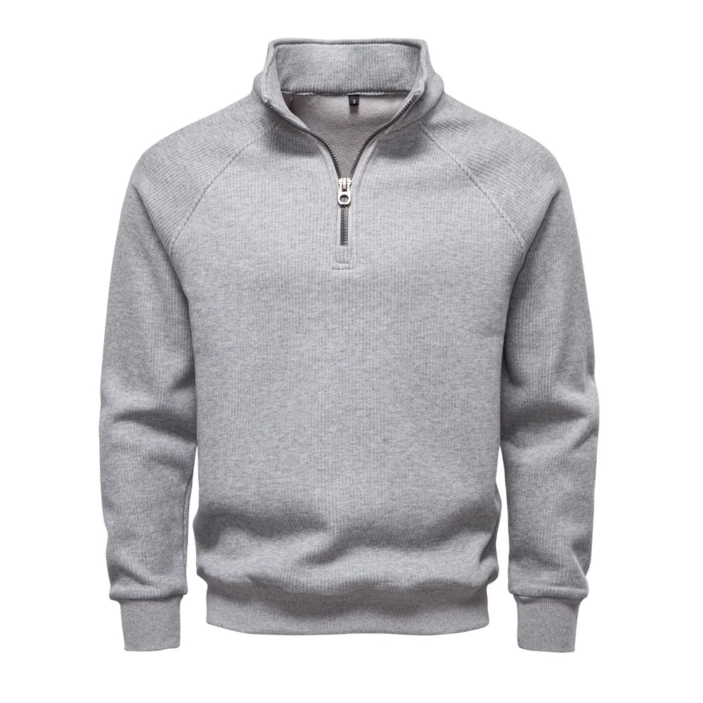 Ribbed Raglan Quarter-Zip Thermal Top alternate view 7