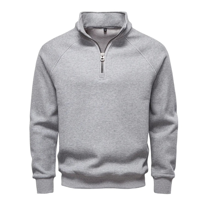 Ribbed Raglan Quarter-Zip Thermal Top alternate view 7