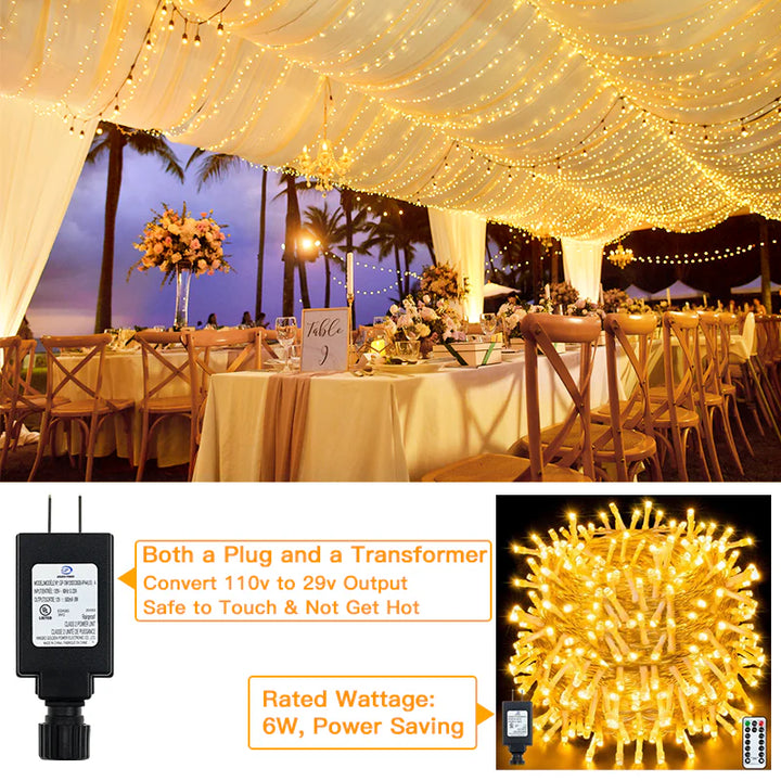 String Lights safe-to-touch outdoor use