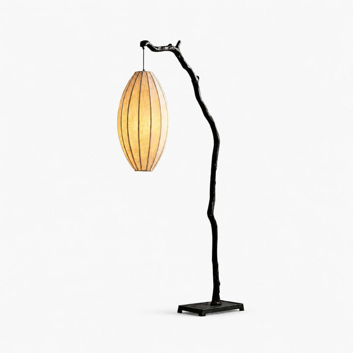 Black Sculptural Branch Floor Lamp product shot
