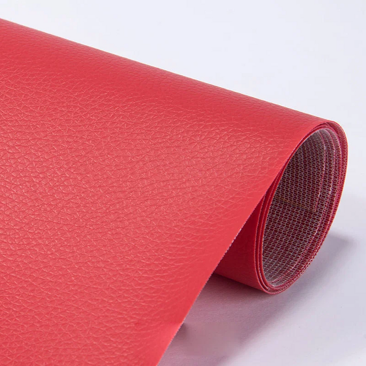 Red Self-Adhesive Leather Repair Patch