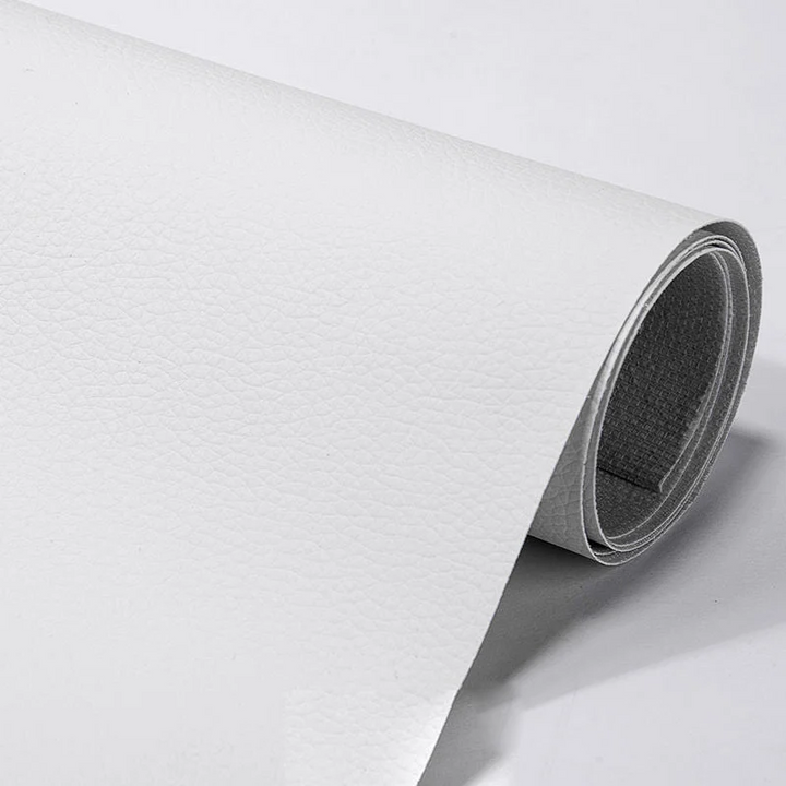 White Self-Adhesive Leather Repair Patch