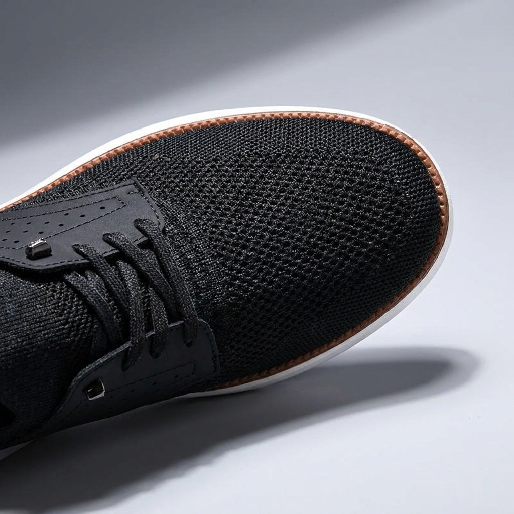 Black Orthopedic Mesh Sneakers alternate view