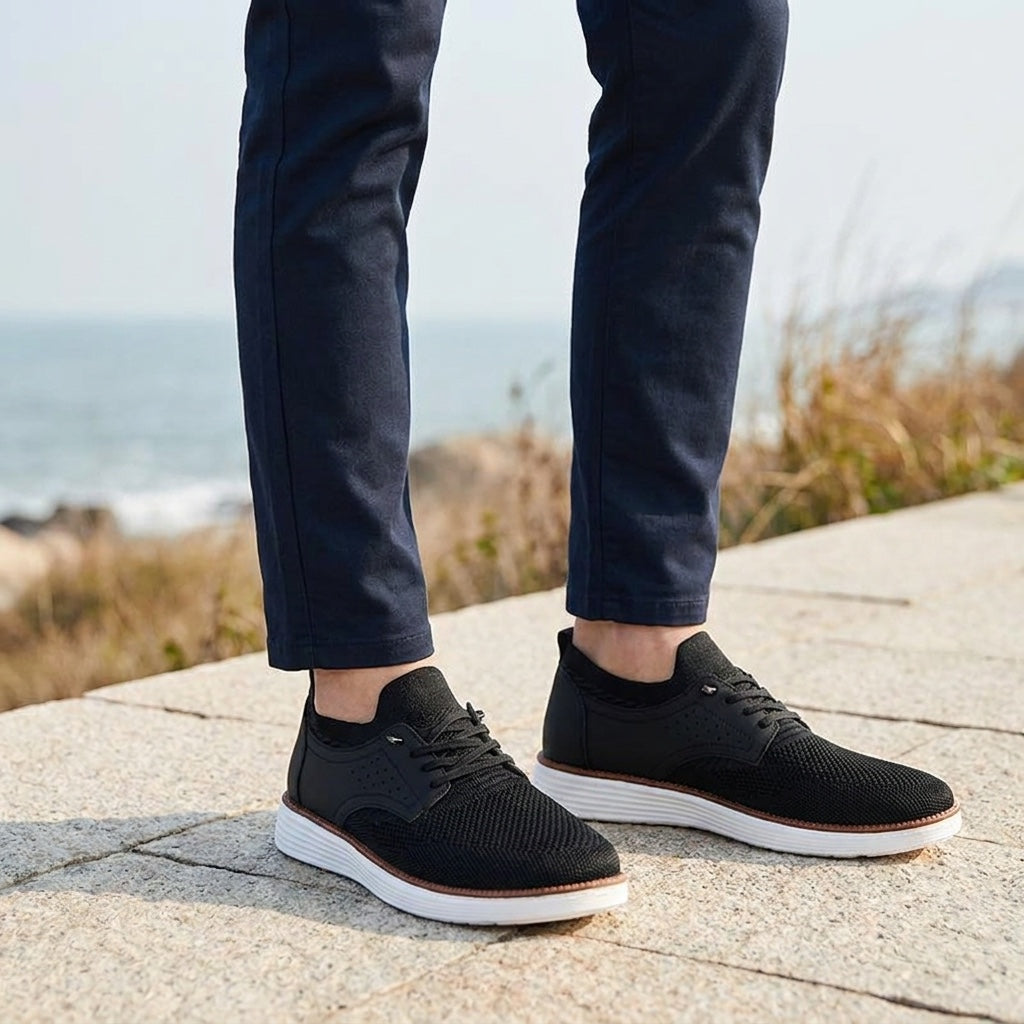 Black Orthopedic Mesh Sneakers alternate view