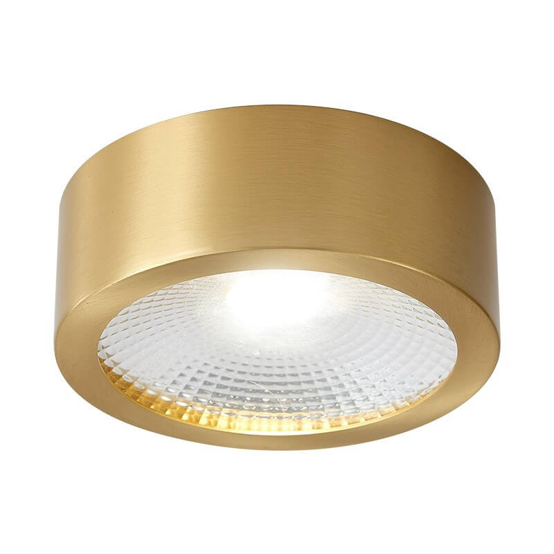 Slim Copper Ceiling Disc installed in kitchen lifestyle