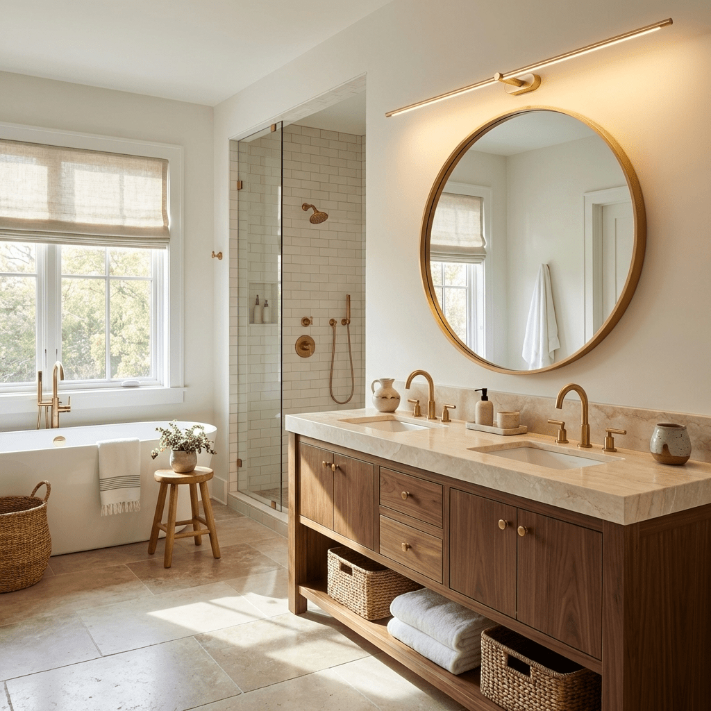 Slim Downlight Vanity Bar installation diagram