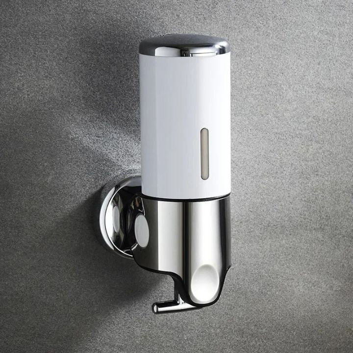 White Wall Soap Dispenser installed on wall