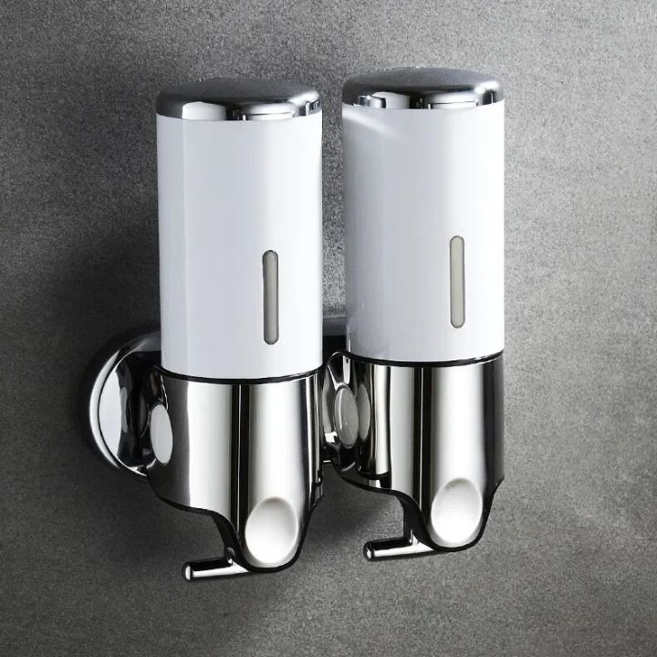 Black Wall Soap Dispenser front view