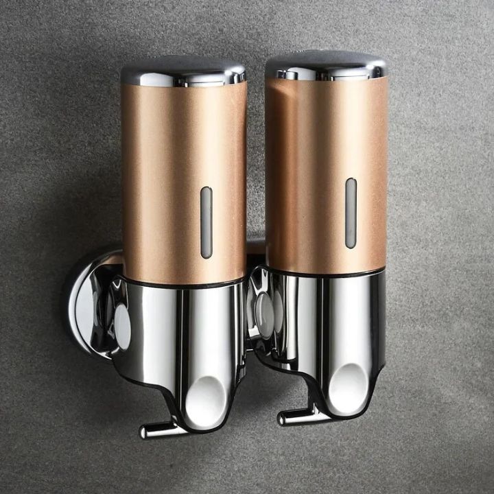 Gold Wall Soap Dispenser front view